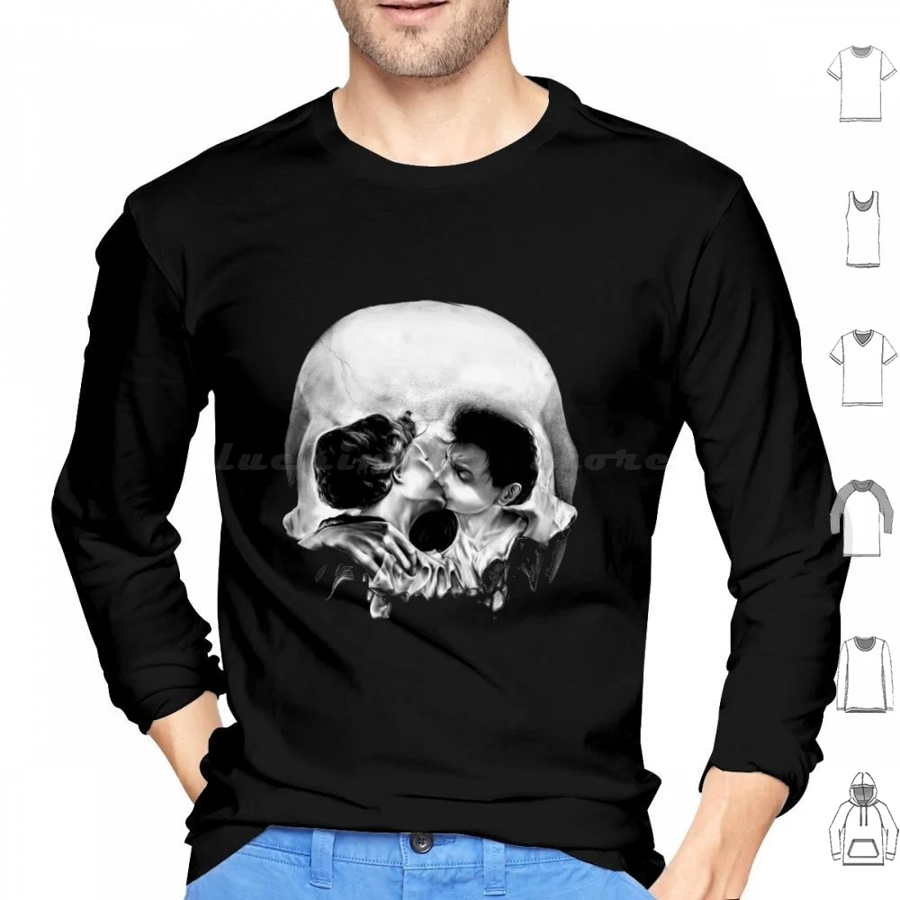 

Skull Illusion 2 Hoodie cotton Long Sleeve