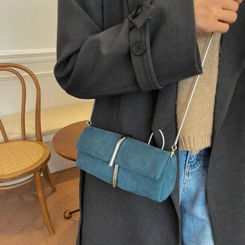 

Роскошные сумки через плечо для женщин, матовая кожаная сумочка на цепочке на плечо, модный дизайнерский клатч, кошелек