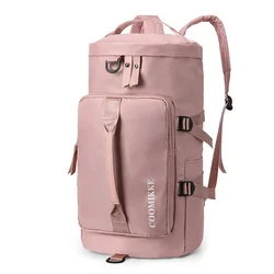 Dry-Wet Separate Waterproof Women Yoga Sport Bags Men Gym Fitness Bags Large Capacity Travel Backpack Luggage With Shoes Pocket