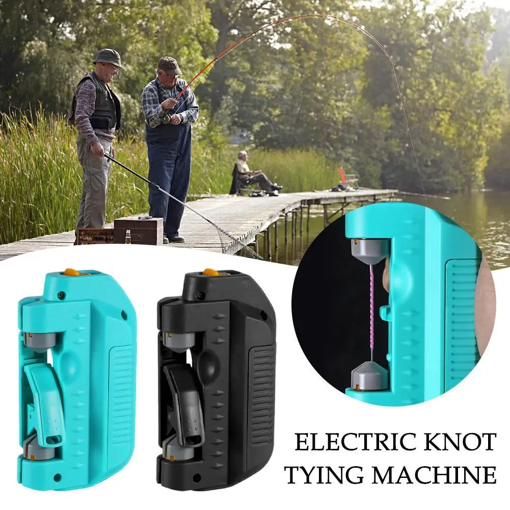 

1PCS Electric Knotting Assist GT/PR Knot Automatic Knotting Machine Lure Fishing Bobbin Winder Fishing Leader Line Twister Tools