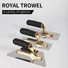 Concrete Plastering Trowel Gold Stainless Steel Trowel Tool for Venetian Stucco Cement Wall Decoration Drywall Construccion Tool 3