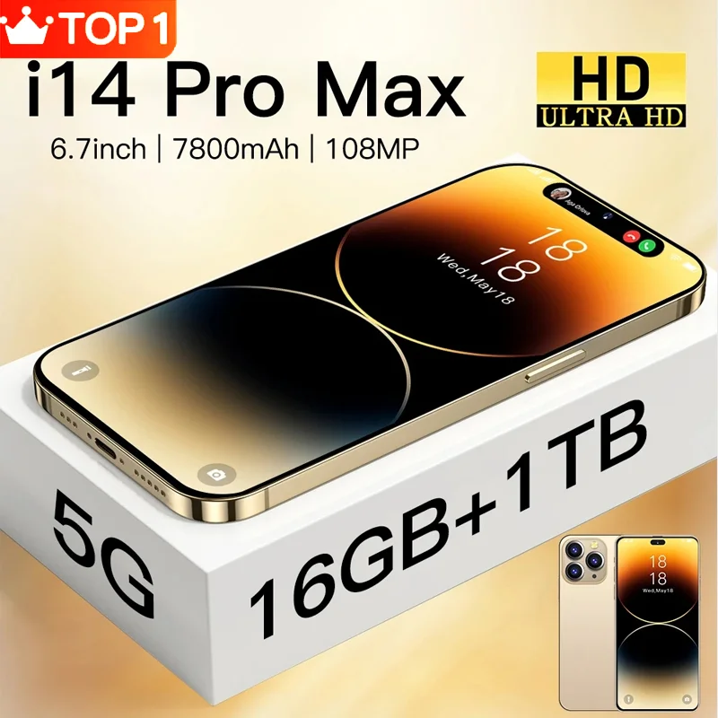 Global Version 6 7 inch Full Screen I14 Pro Max 4G 5G Smartphone 16GB global-version-6-7-inch-full-screen-i14-pro-max-4g-5g-smartphone-16gb