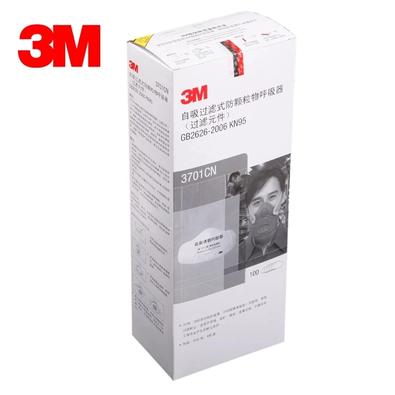 Lot de 10 Filtres 3M 3701 pour Masque Respirateur Série 3200