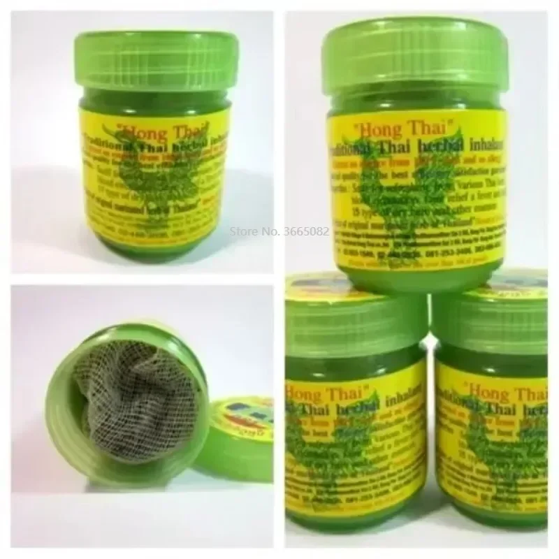 Thai Herbal Inhalant Inhaler Hong Thai Traditional Nose Flow Carsick Refreshing Essences 5pcs/4Pcs/1pcs Herbal Inhalation Essence