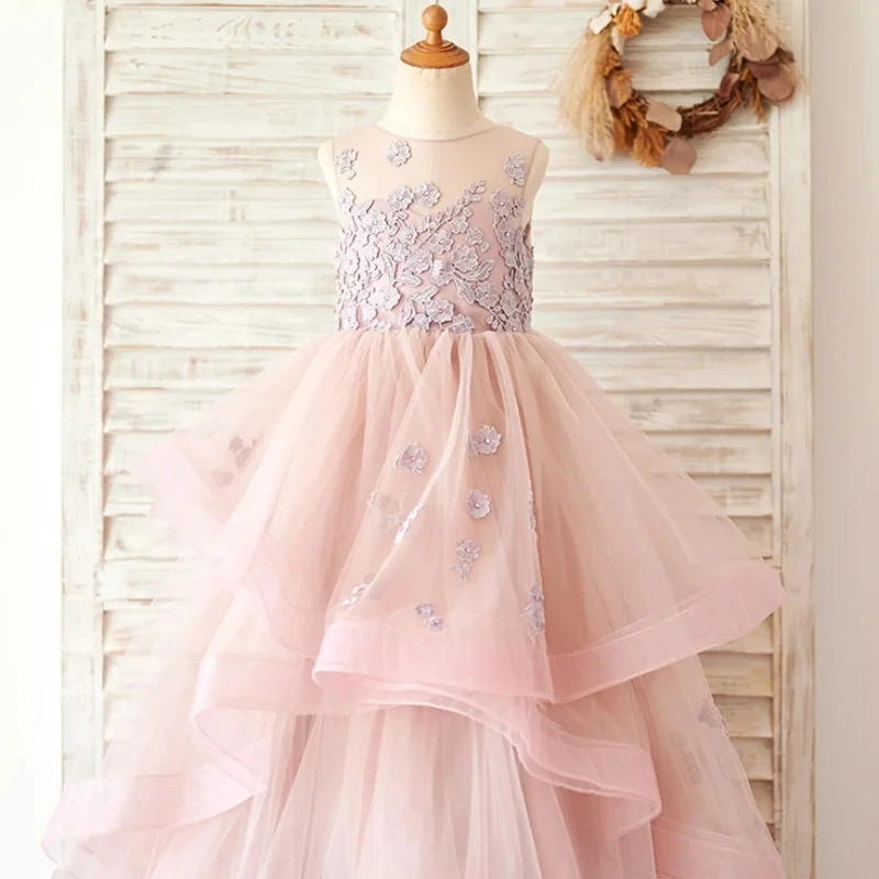 luxury-flower-girl-dresses-for-wedding-prom-party-christmas-blue-beaded-girls-banquet-gowns-tiered-skirts-princess-dress