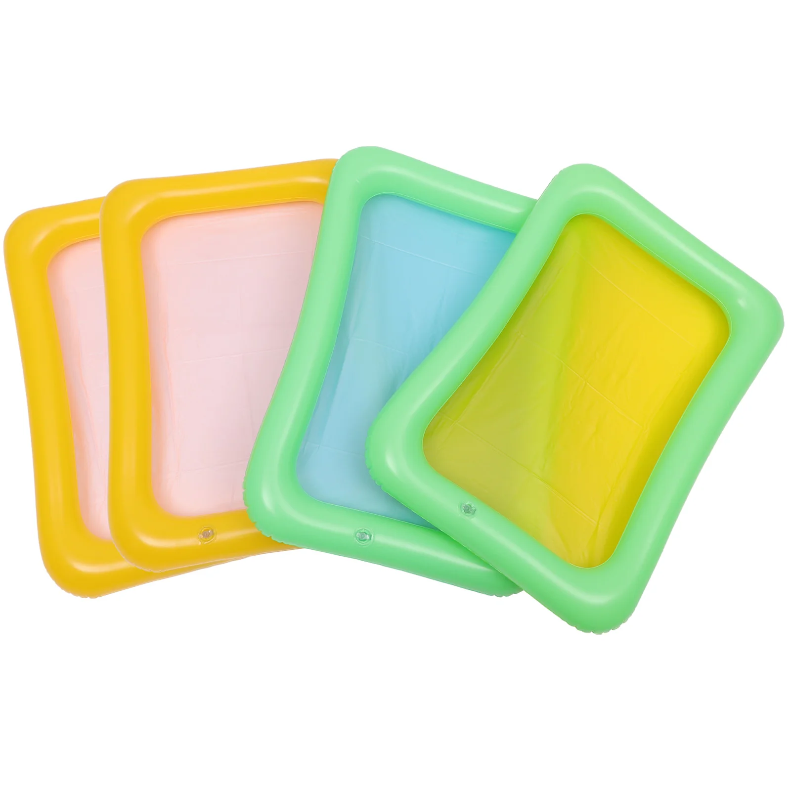 

Doitool Floating Tray Inflatable Ice Serving Buffet Bar Drain Plug Inflatable Sand Box Drink Food Serving Tray Party Picnic