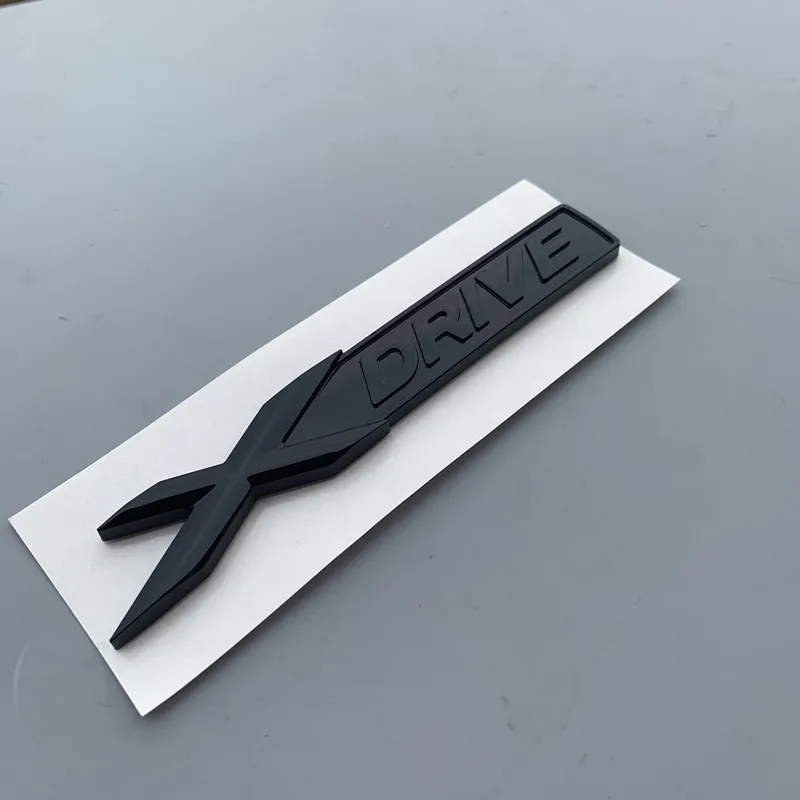3D ABS Logo Xdrive Emblem Car Trunk Badge Nameplate Xdrive Sticker For Xdrive 320d 320i 530d 525d E60 F10 G20 Accessories