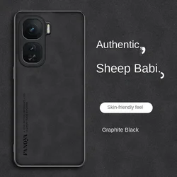 Matte Skinsheep Leather Shockproof Case with Silicone Camera Protection for Neo 10 pro plus (Black)