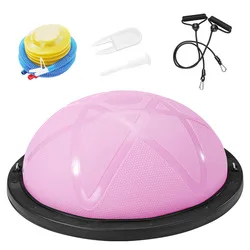 46cm Glossy Wave Speed Ball Semicircle Foot Stepping on Balance Ball Training Thickening Yoga pilates equipment