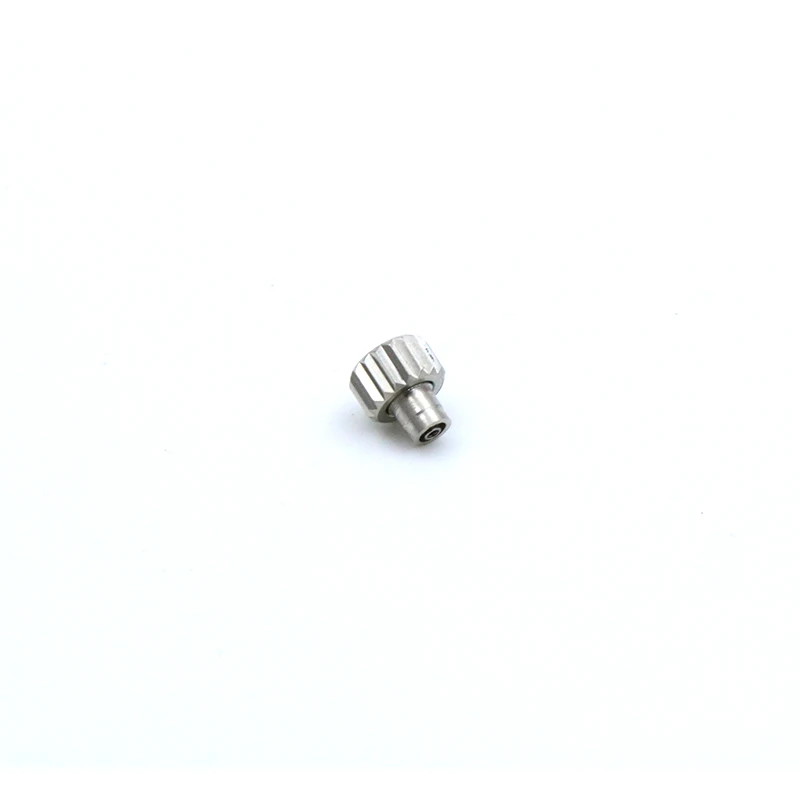 For IWC Pilot Series Mark 18 Crown diameter 6.0mm with tube 3.0mm fittings repair silver universal metalfor men and women