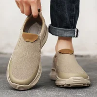All-match Male Comfortable Sneakers Hot Sale Men's Driving Shoes Lightweight Men Casual Summer Shoes Stylish Mens Slip on Shoes 1
