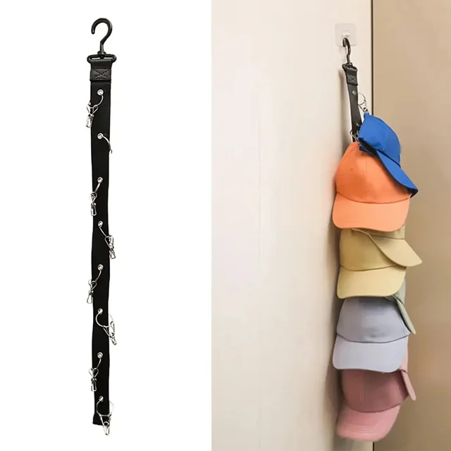 1PS/2PS/3PS suspendu avec crochet avec Clips métalliques collections de chapeaux casquettes support chapeau casquettes de Golf support pour casquettes de Baseball casquettes de Golf 5