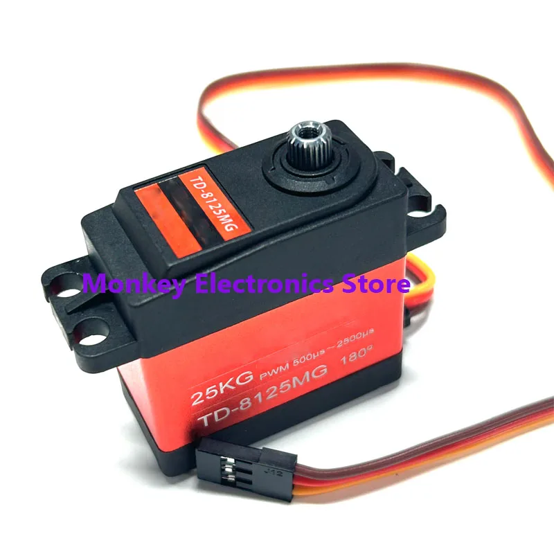 Digital Servo Large Torque Full Metal Gear High Pressure Robot Head Car Model Boat 15KG 20KG 25KG 30KG 35KG 90/180/360 Degree