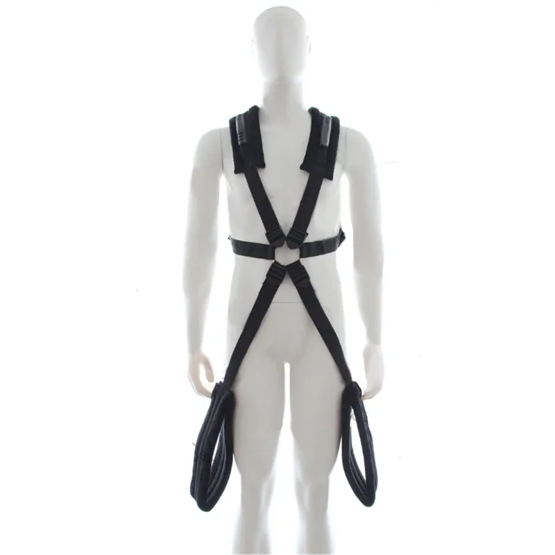 Sex Body Swing Furniture Bondage Restraints Erotic Postural Assistance Strap Combination Belt Double Shoulder Swing Adult Games