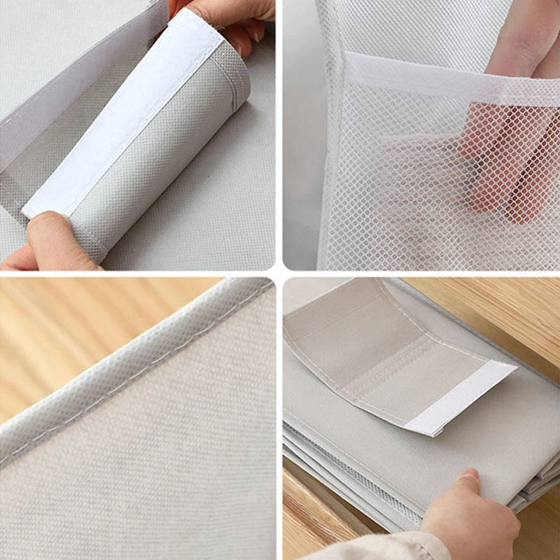 Multi-Layer Hanging Closet Organizer Hanging Bag/Shelf Foldable For Bra Storage Bag Socks Clothes Storage Organizer Hanging Bag 4