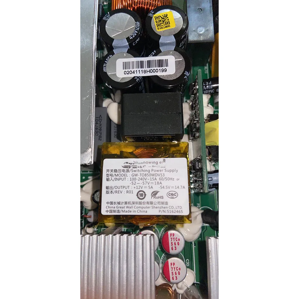 For Great Wail GW-TO850WDVS3 Switch Power Board 850W POE 5 For Great Wail GW-TO850WDVS3 Switch Power Board 850W POE - Image 3