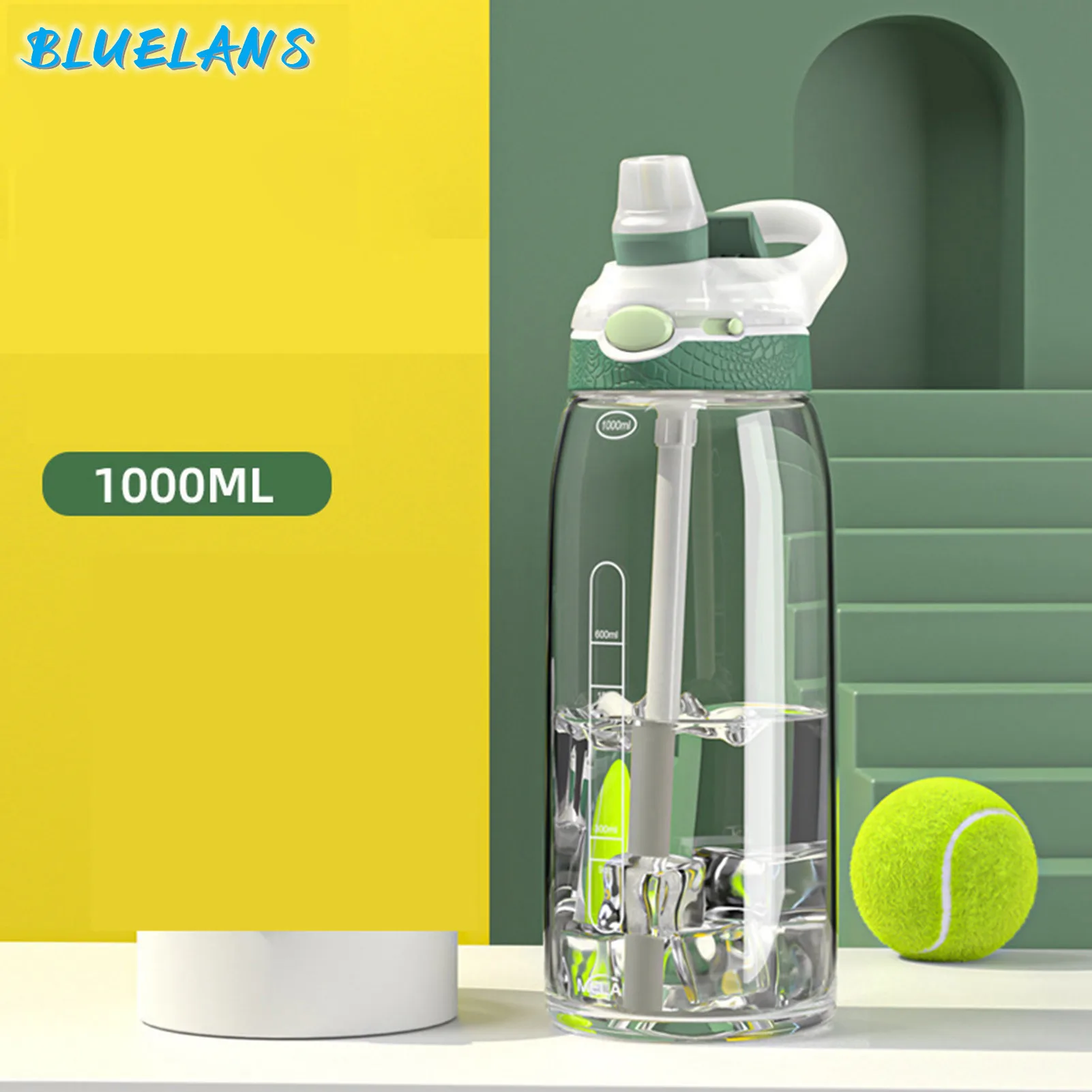 1000mlLargeCapacityWaterBottleGymFitnessShakerDrinkBottle