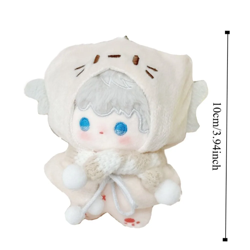 Kitten Cloak 10cm Cotton Doll Clothes Suit Scarf Doll Clothes Outfit Cartoon Cute Doll Dress Up Set 10cm Cotton Doll