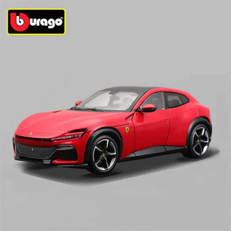 

Bburago 1:25 Ferrari FUV SUV Purosangue Alloy Sports Car Model Diecast Metal Racing Car Vehicles Model Simulation Toys Gift