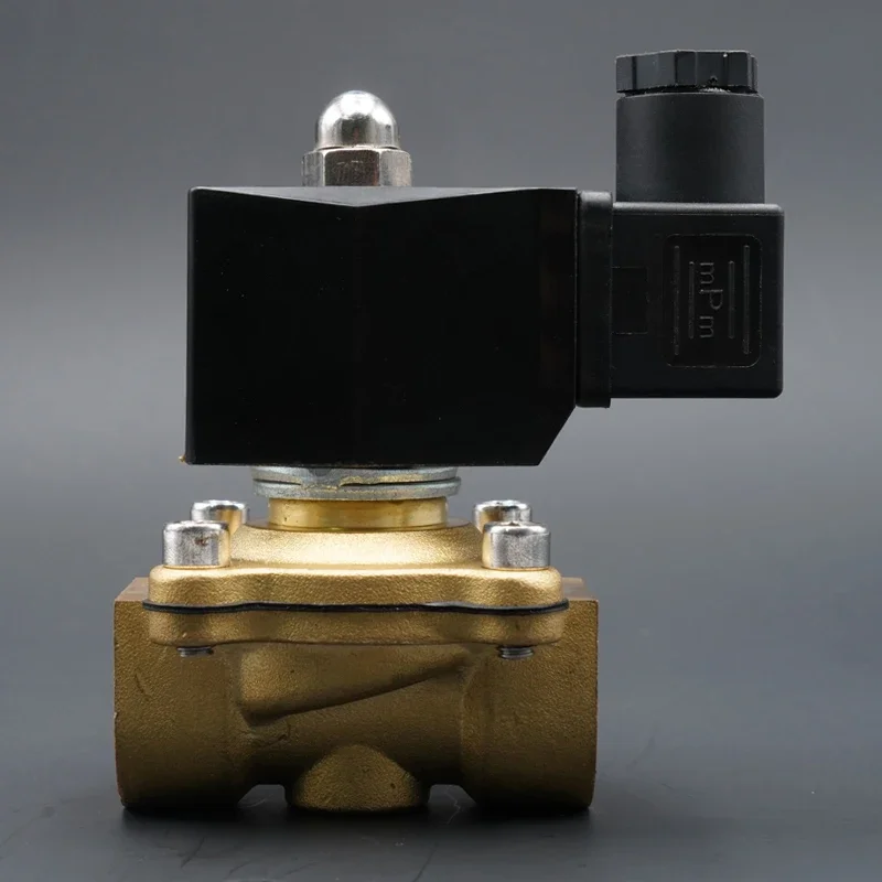 Solenoid Water Valve Solenoid Valve Water Valve Normally Close Brass Valves 220V12V24V Air Water Gas Diaphragm 1/4" 3/8" 1/2" 3/4" 1" 2"