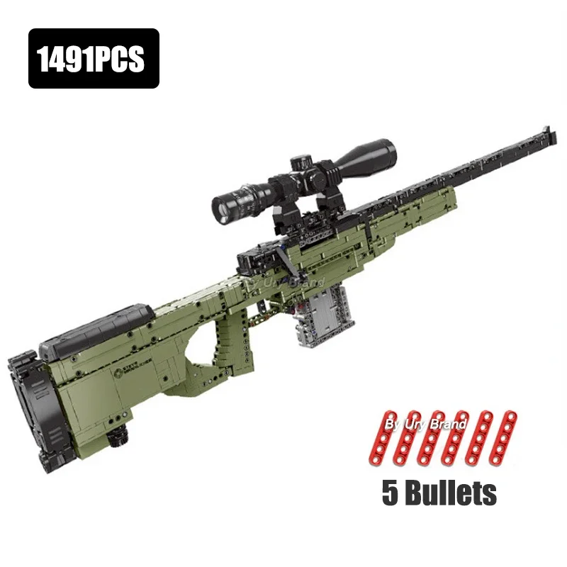 Compre Arma técnica militar rifle arma blocos de construção swat braços  sniper rifle pistola modelos pistola educacional meninos brinquedos para  crianças