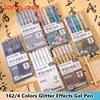 162/4 Colors Glitter Effects Gel Pen1.0mm/0.5mm Large Capacity Student Writing Pen Painting Drawing School Supplies Stationery 1