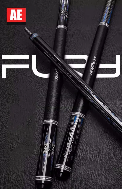 FURY 58" 1/2 Hurricane AE 4/5/6/7 Series Billiard Pool Cue Stick 12.5mm 1