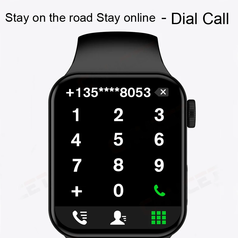 Original Iwo Smart Watch Two Button 44 Mm Series 7 Dial Call Waterproof  Smartwatch Smart Watches Men Women Gift For Android Ios - Smart Watches -  AliExpress