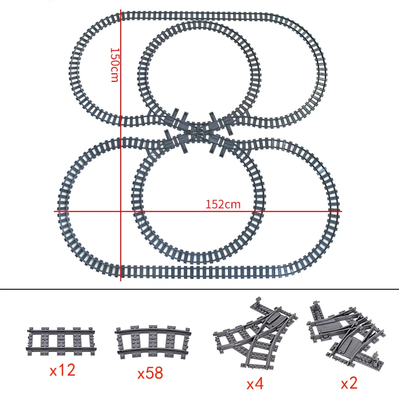 City Trains Flexible Tracks Forked Straight Curved Rails Switch Building Block Bricks Toys for kids gifts building blocks,construction blocks