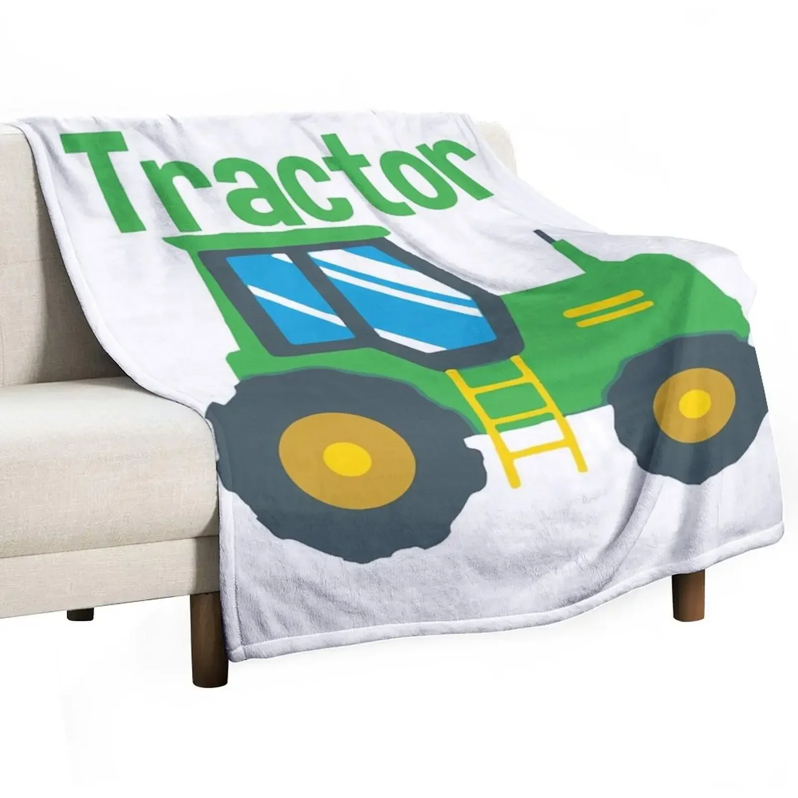 

Kids Farm Truck Tractor Throw Blanket Vintage heavy to sleep Blankets