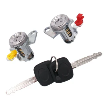 키 (L + R) 가 있는 자동차 문짝 잠금 장치, 코롤라 AE100 93-97 GEO PRIZM 69051-12340 69052-12360 용