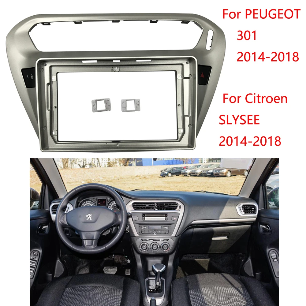 Ǫ 301 2014-2018 г  Ʈ ġ, Ʈο SLYSEE 2014-2018    DVD , 9 ġ 2din ڵ þ