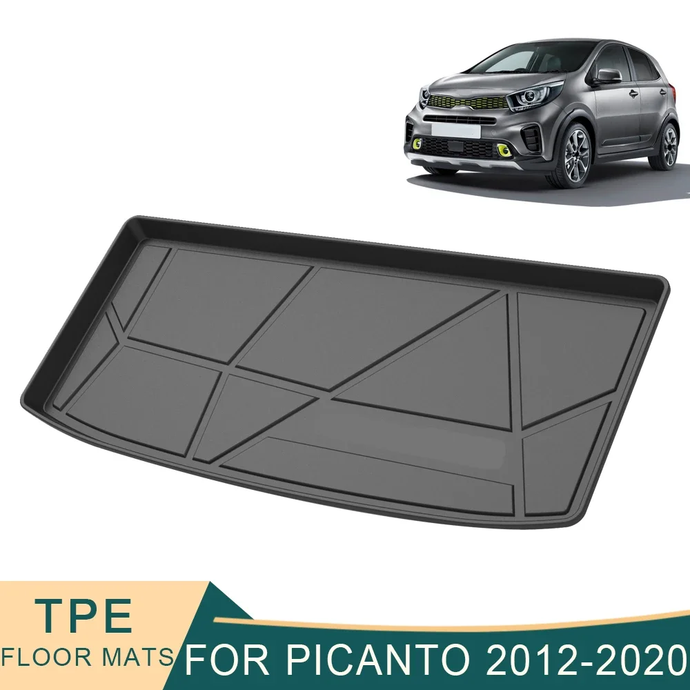 

Нескользящие коврики из ТПЭ для багажника KIA PICANTO 2012-2020