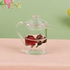 Doll House Glass Tea Cup Mini Tea Set Tea Set Teapot Cup Kettle 1: 12 Dollhouse Furniture Miniature Dining Ware Kitchen DIY Toy 2