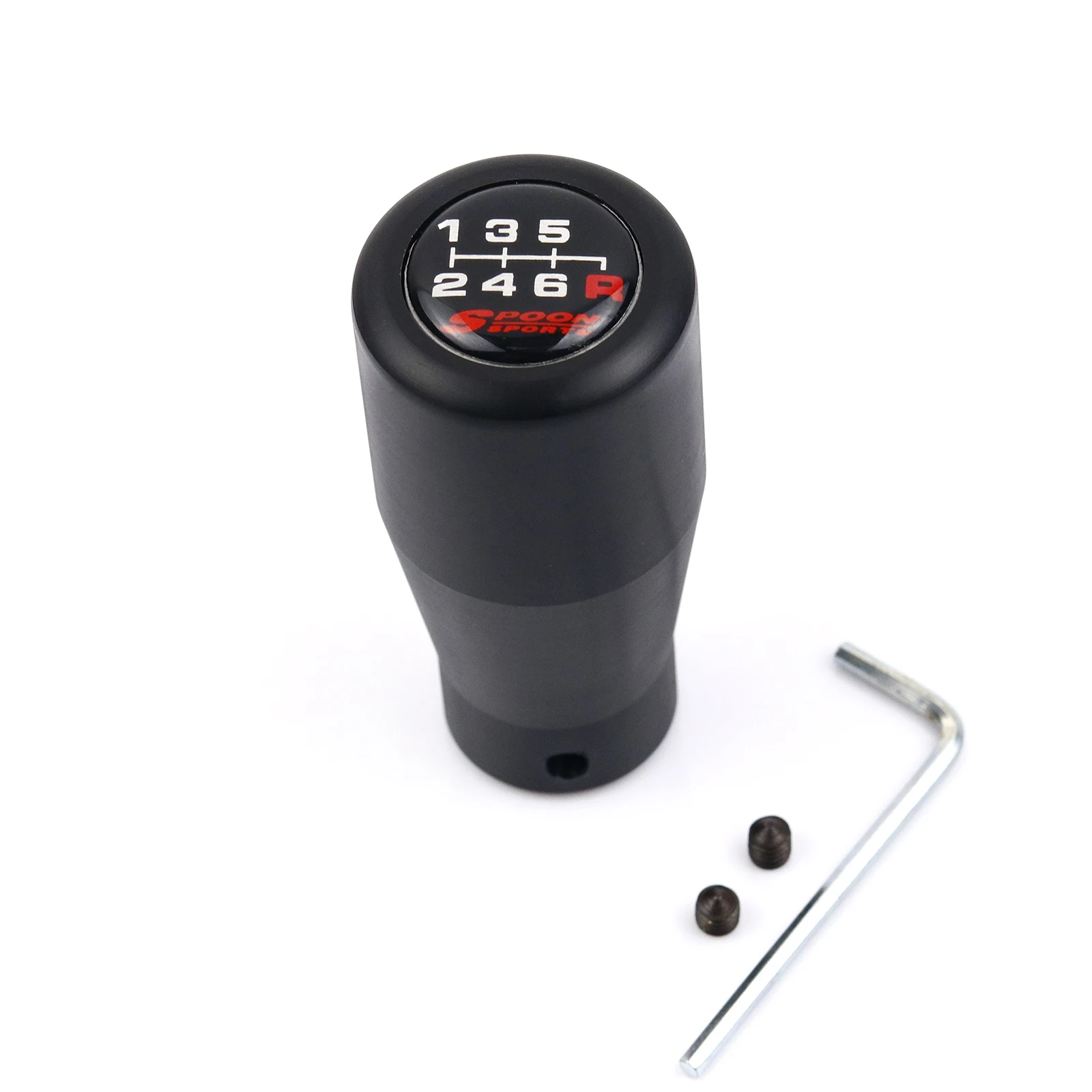 M10x1.5 Spoon Sports 6/5 Speed Duracon Black Shift Knob For Honda CRZ S2000 NSX Accord Civic Fit
