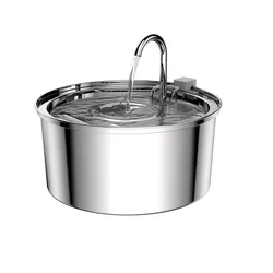 Stainless Steel Automatic Pet Water Fountain with USB Electric Mute Technology (Standard edition)