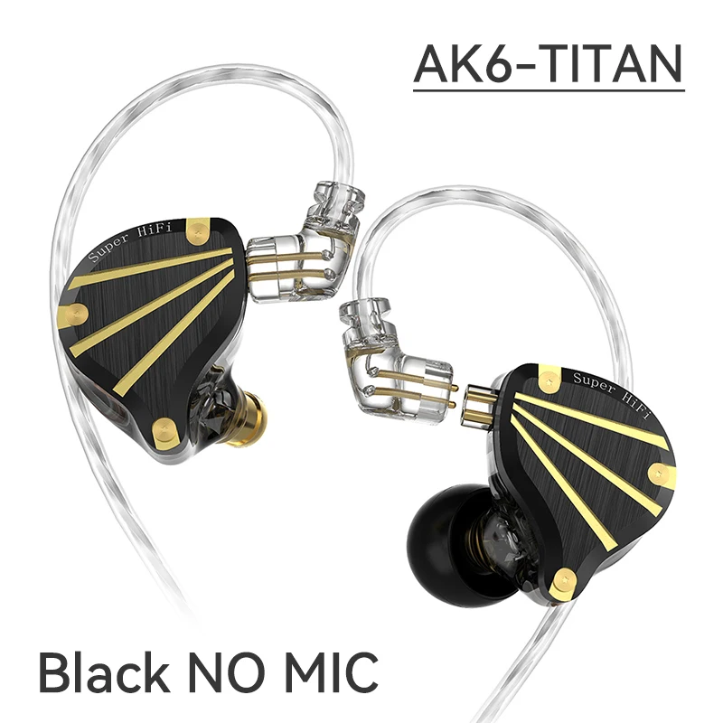 QKZ-AK6 Titan ZX3 Wired Headset, Super HIFI Bass, Dynamic Monitor