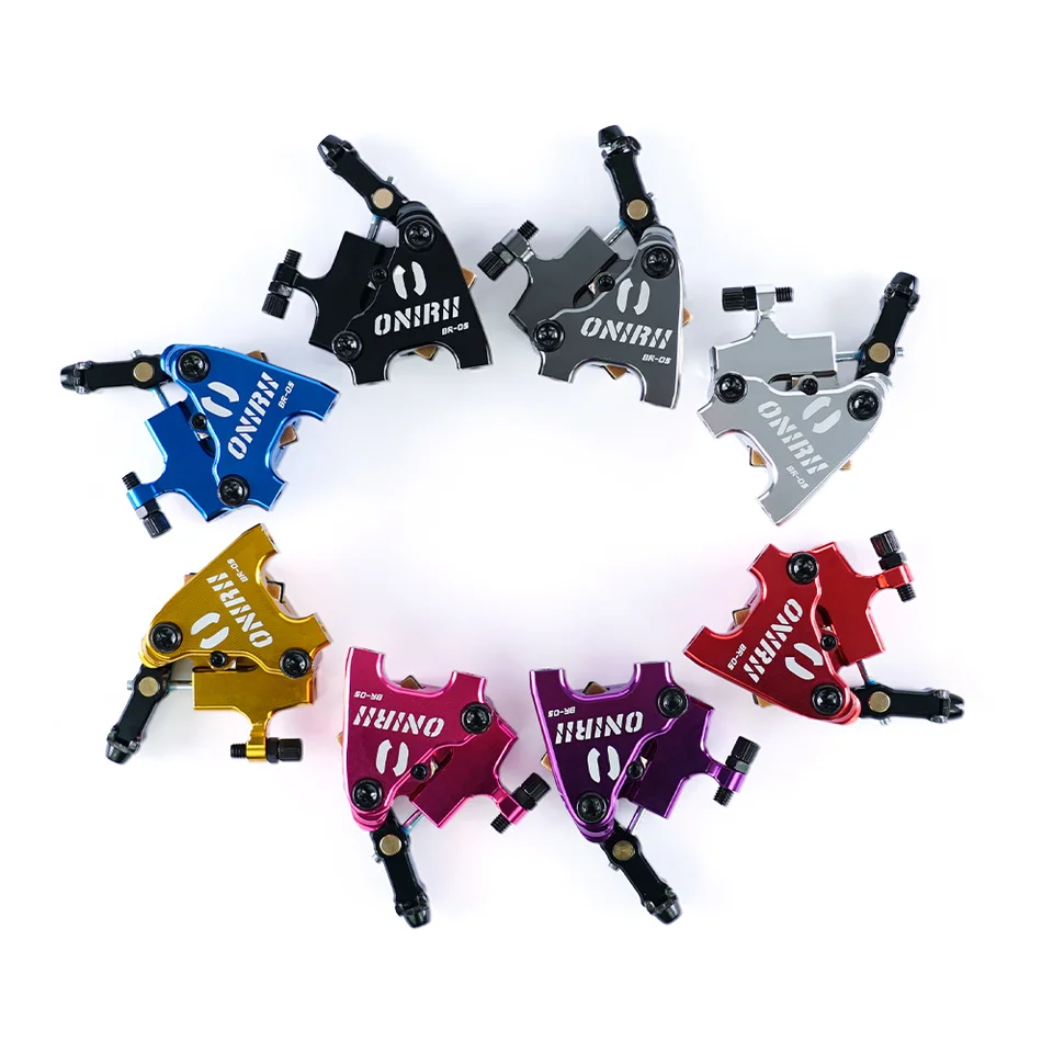 ONIRII ワイヤー牽引油圧ディスクブレーキキャリパーフラットマウント
