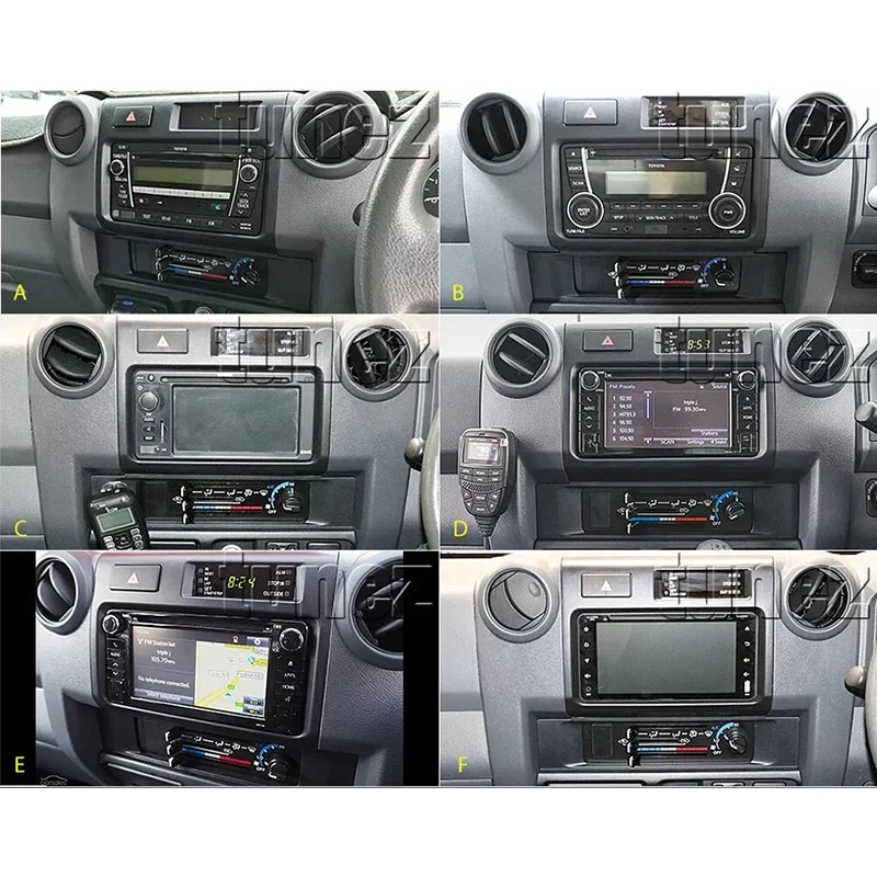 カーオーディオ sa-chi トヨタ ランドクルーザー70/76用 7インチCarplay Android 13搭載
