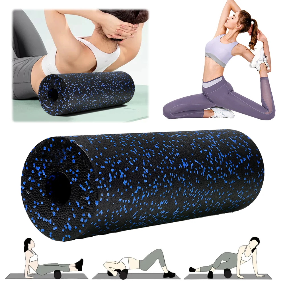 Round Foam Massage Yoga Roller For Stretching And Deep Tissue_voghion.com