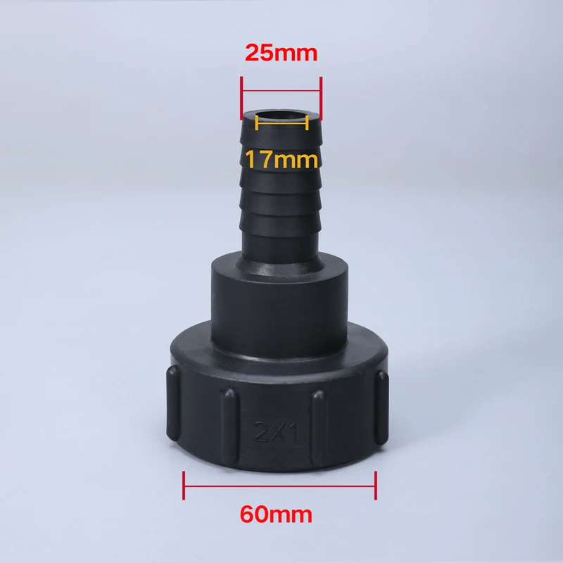 IBC Tank Adapter Connector 2" Coarse Thread to 3/4" 1" 1.5" 2" stainless steel Hose Faucet Valve fittings 