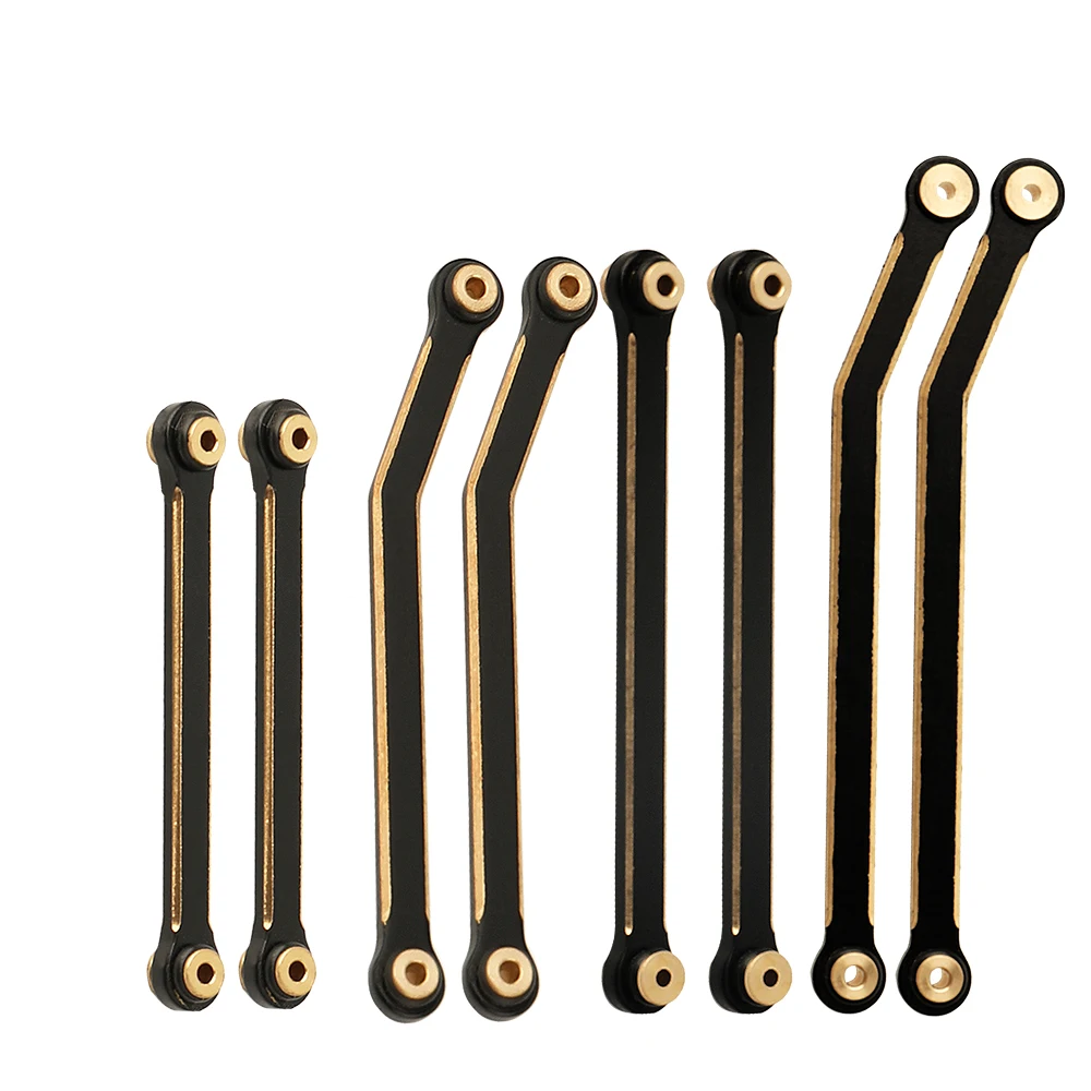 1/24 RC 크롤러 자동차 무거운 황동 섀시 링크, 스티어링로드 세트, 축 SCX24 C10 AXI00005 90081 AXI00006 AXI00002 업그레이드 부품