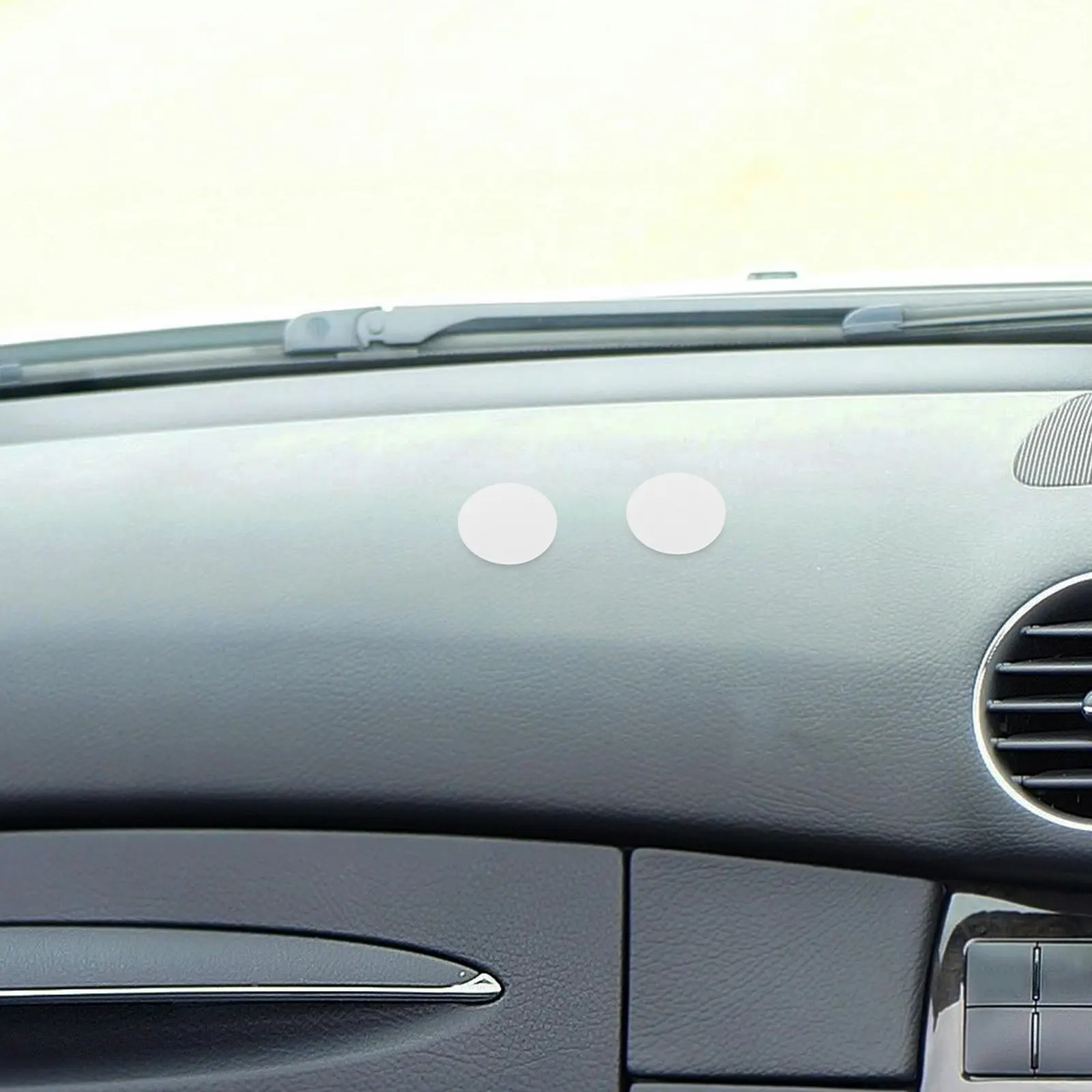 30Pcs 라운드 양면 접착 패드 공기 통풍구 향수 클립 용 높은 끈적임 자동차 대시 보드 대시 캠 전화 마운트 액세서리