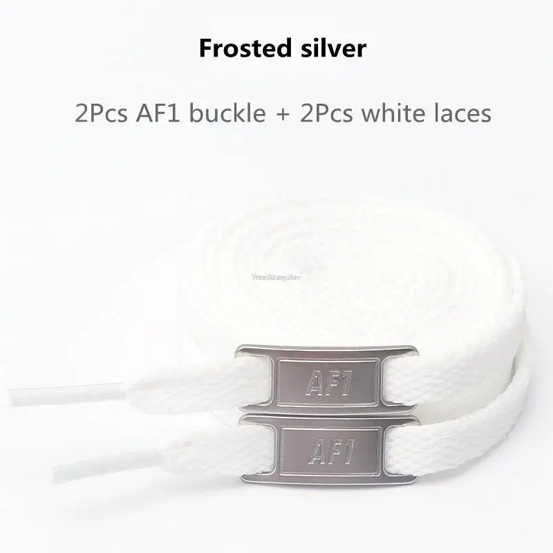 AF1 Shoelaces White Flat Laces Air Force One Shoe Decoration 17
