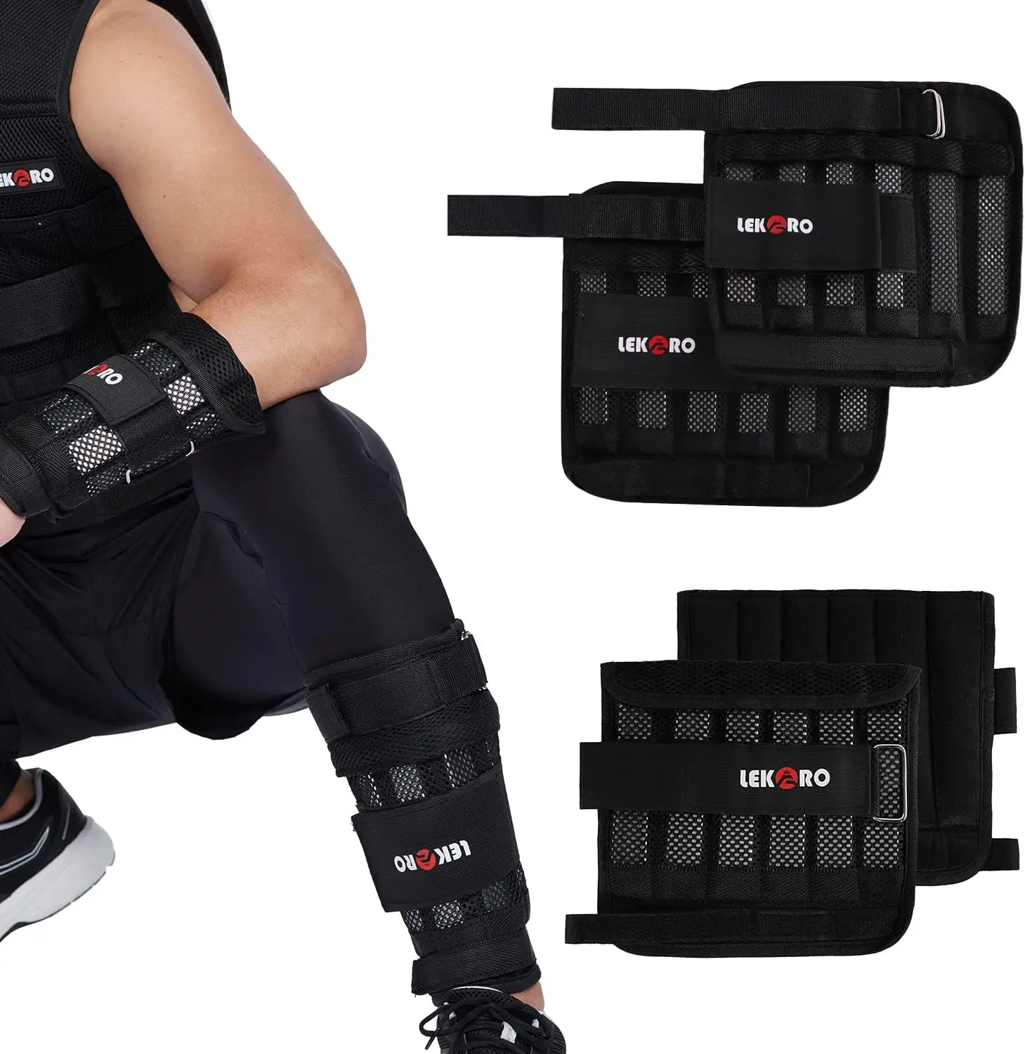 

Arm Weights and Leg Weights Set Products, Ankle Weights, Wrist Weights with Removable Weight, Weight Straps for Fitness, for Wal