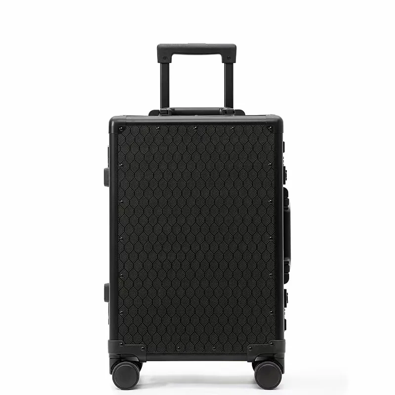 High-End Full Carbon Fiber Luggage Universal Wheel  Aluminium Frame Luggage Woman Boarding Bag Male Business Travel Suitcase
