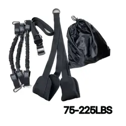 High-Intensity Multifunctional Strength Training Bands (Black  75-225LBS)