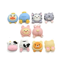 Cartoon Mini Magnet Refrigerator Decor Set - Animal & Food Christmas Theme (I  10Pack)