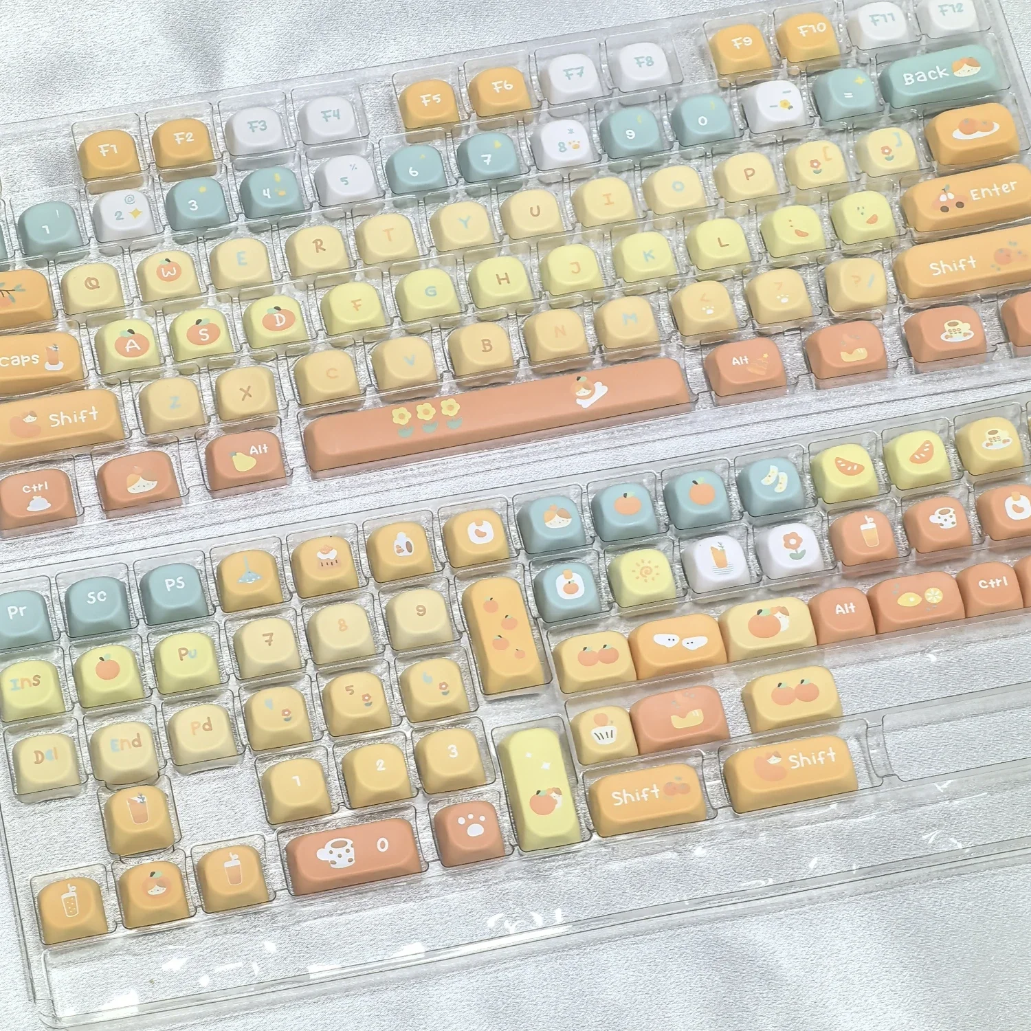 BOXXX KEYCAP THINK_SODA Light Up Transparent Gasket Keyboards