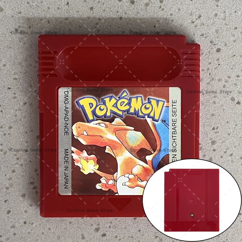 thumbnail image 1 of GBC Video Game Cartridge Console Card Blue/Crystal/Green/Gold/Red/Silver/Yellow High Quality with Multi-language, 1 of 5
